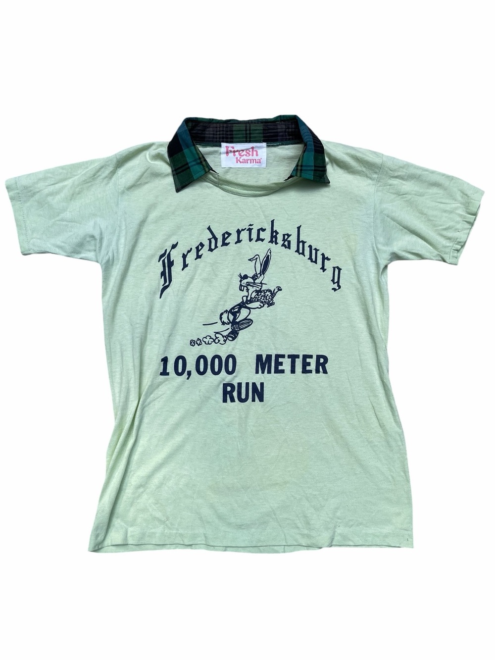 Vintage Fresh Karma Fredericksburg 10,000 Meter Run Single Stitch Tee Small